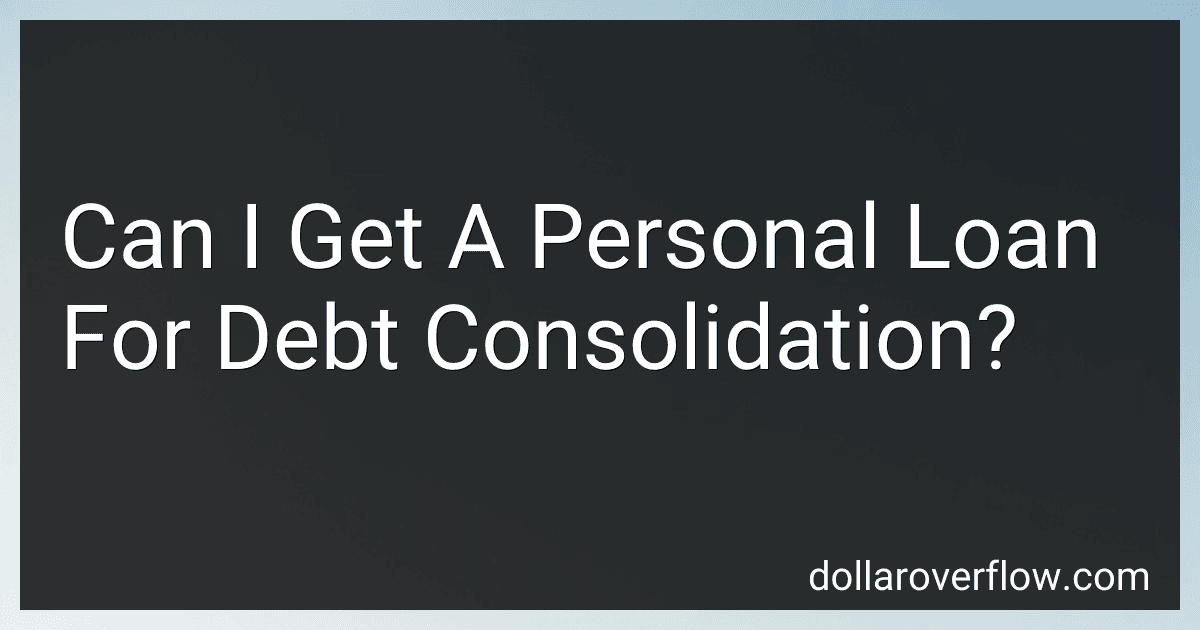 Can I Get A Personal Loan For Debt Consolidation? image