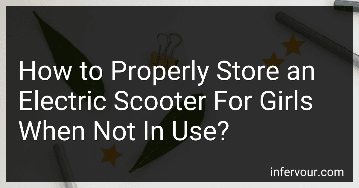 How to Properly Store an Electric Scooter For Girls When Not In Use? image