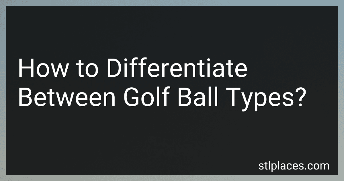 How to Differentiate Between Golf Ball Types? image