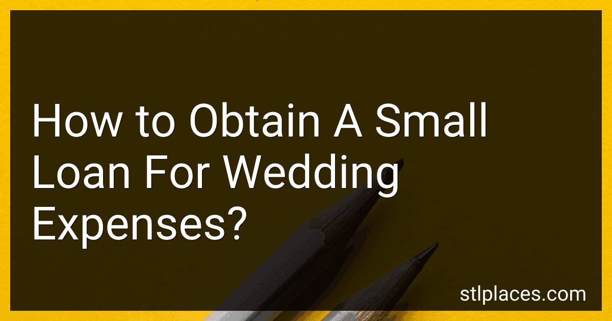 How to Obtain A Small Loan For Wedding Expenses? preview