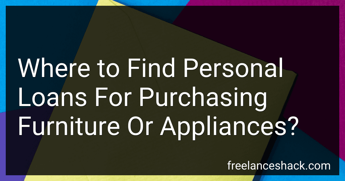Where to Find Personal Loans For Purchasing Furniture Or Appliances? preview
