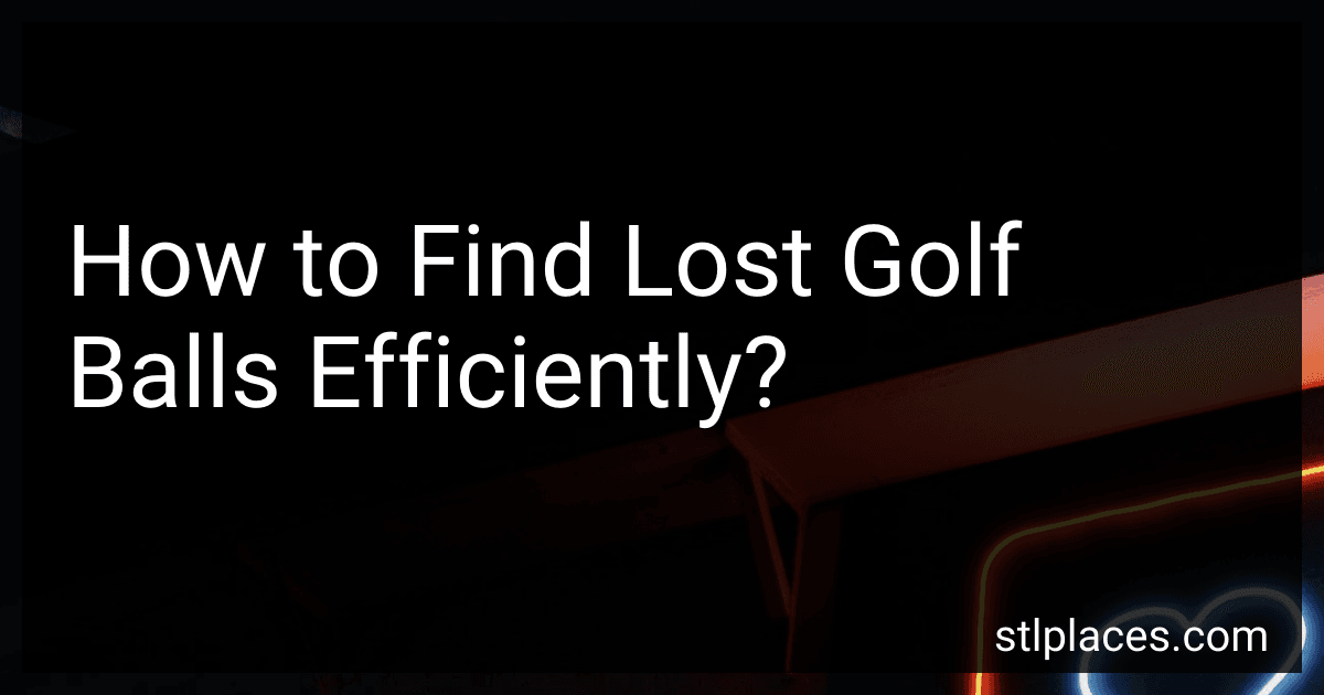 How to Find Lost Golf Balls Efficiently? image