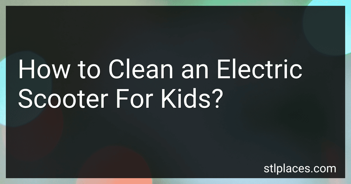 How to Clean an Electric Scooter For Kids? image