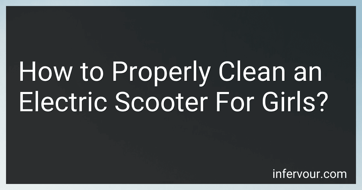 How to Properly Clean an Electric Scooter For Girls? image