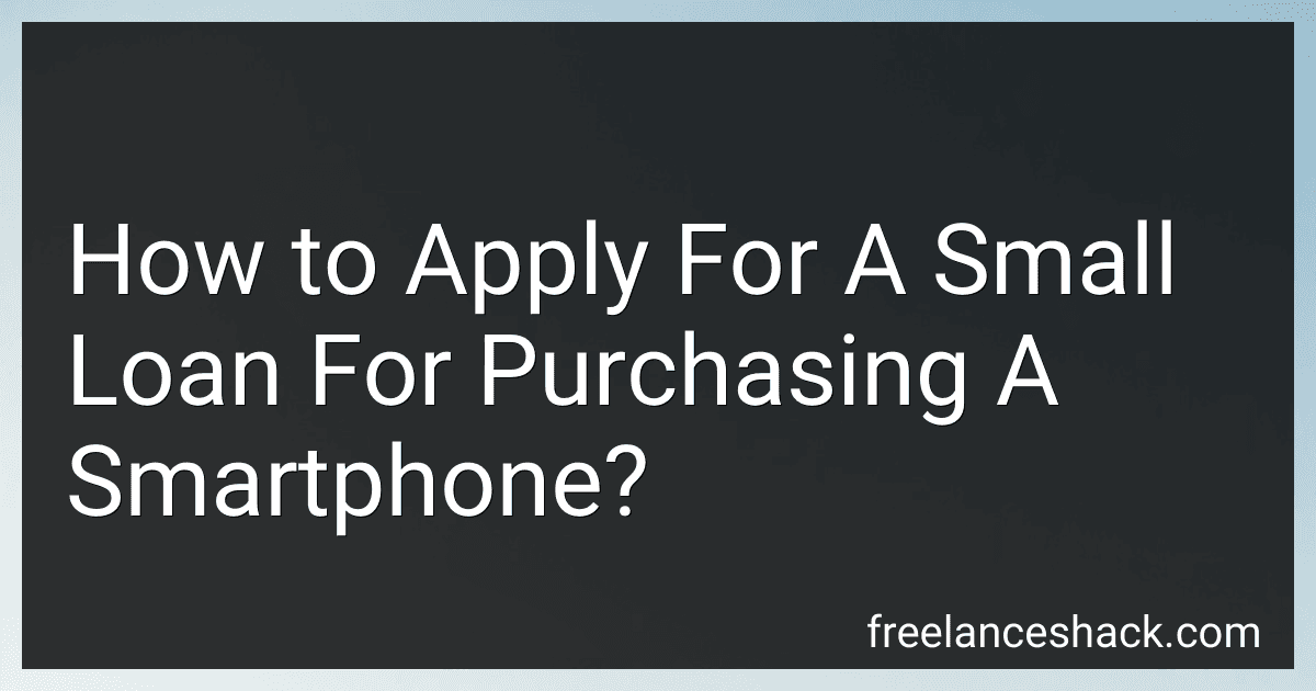 How to Apply For A Small Loan For Purchasing A Smartphone? image