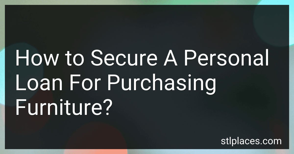 How to Secure A Personal Loan For Purchasing Furniture? image