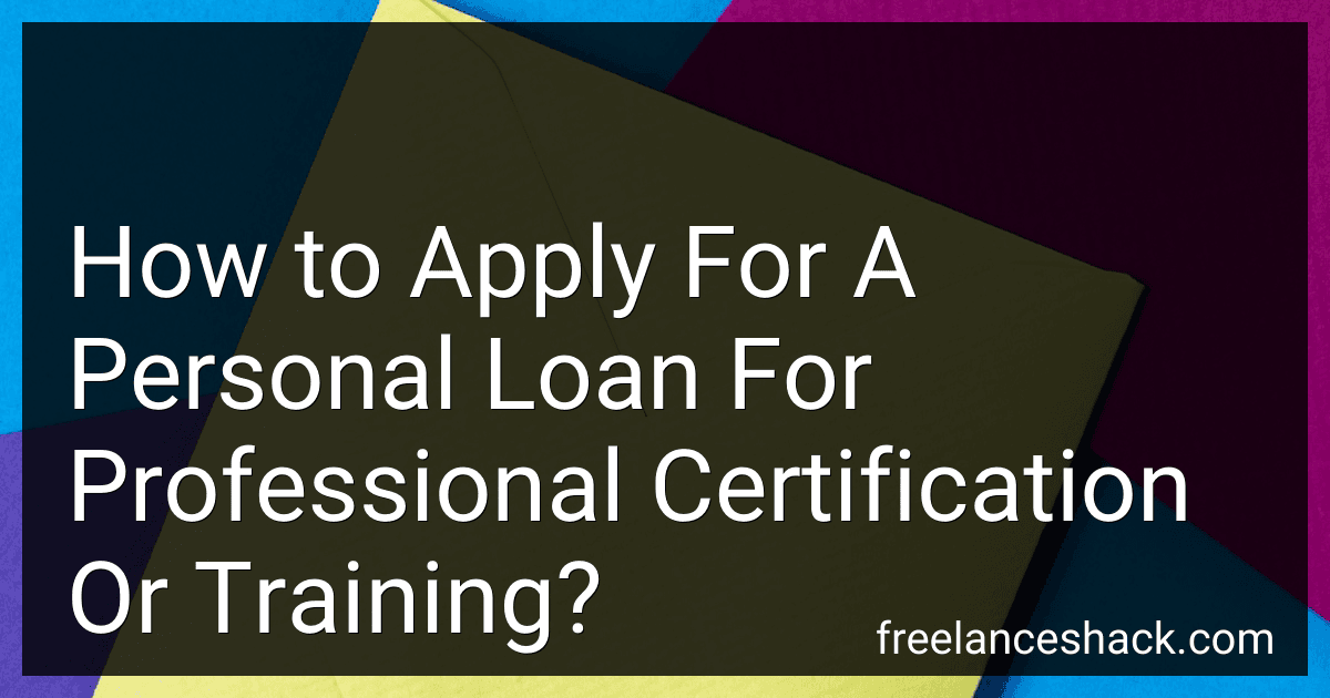 How to Apply For A Personal Loan For Professional Certification Or Training? image