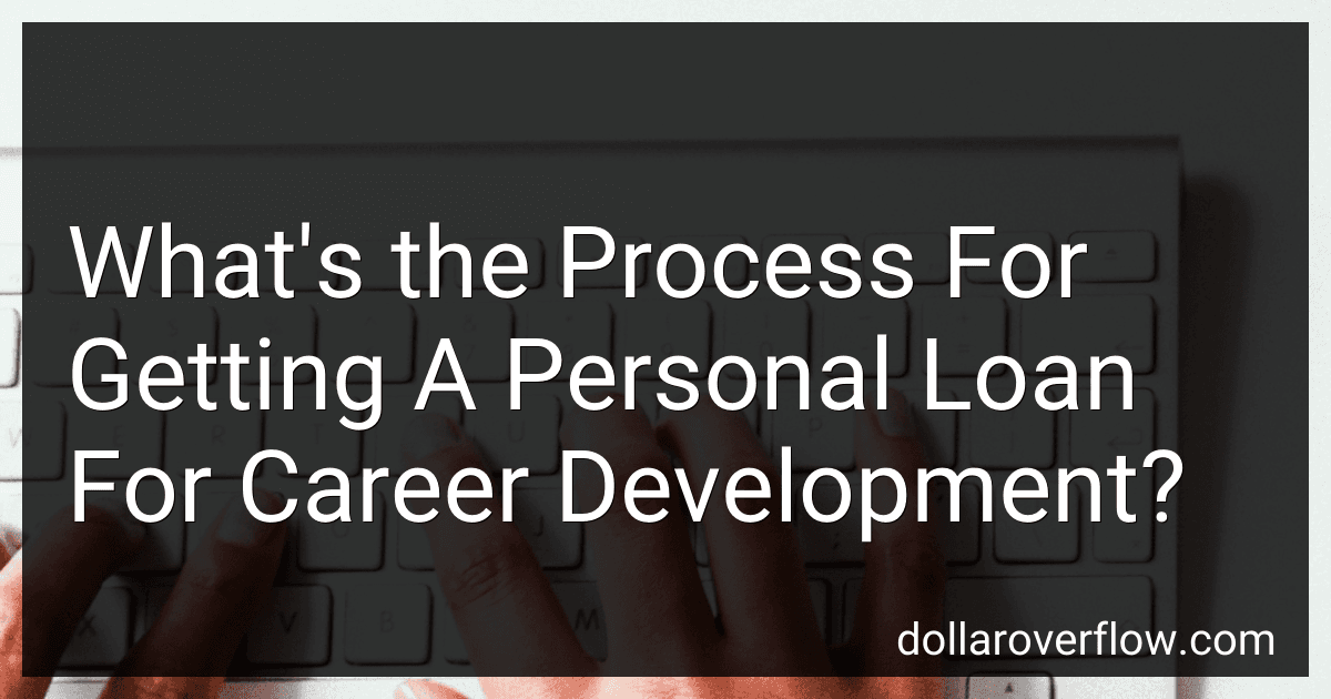 What's the Process For Getting A Personal Loan For Career Development? image