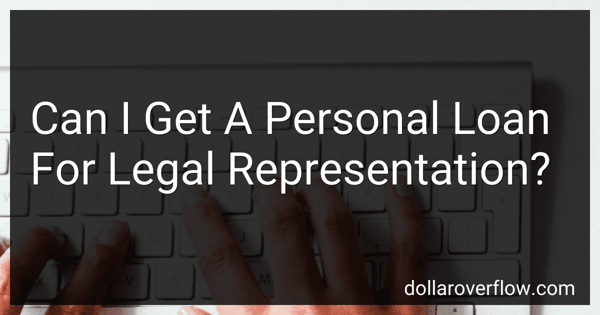 Can I Get A Personal Loan For Legal Representation? image
