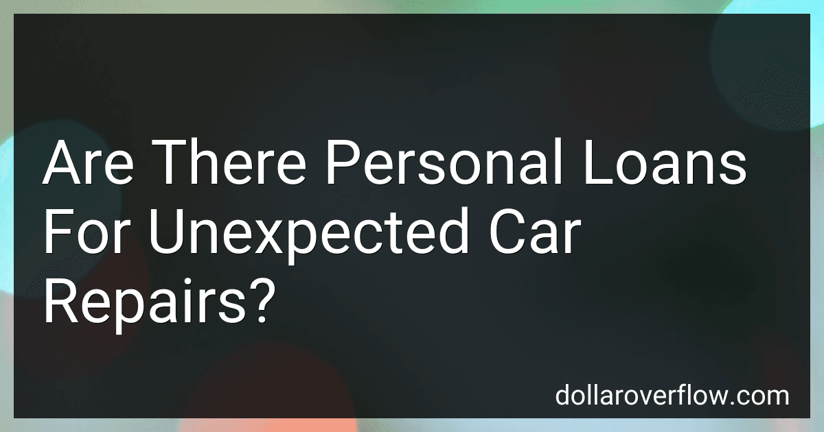Are There Personal Loans For Unexpected Car Repairs? image