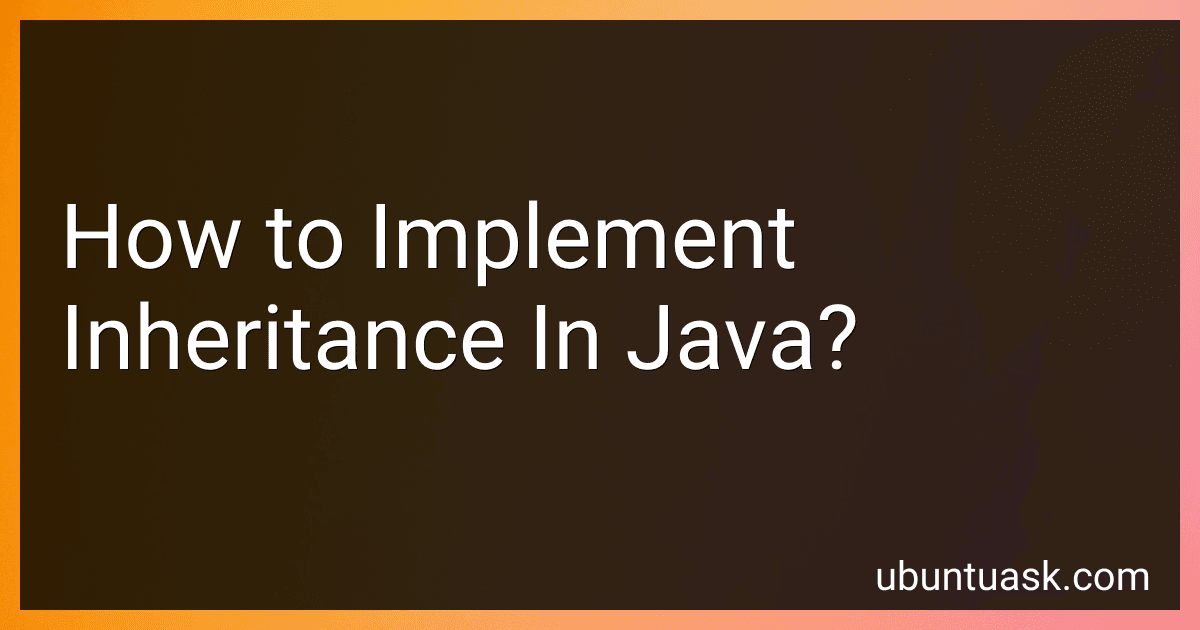 How to Implement Inheritance In Java? image