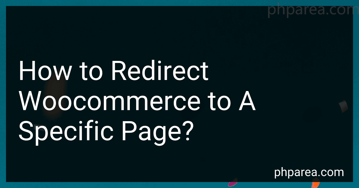 How to Redirect Woocommerce to A Specific Page? image