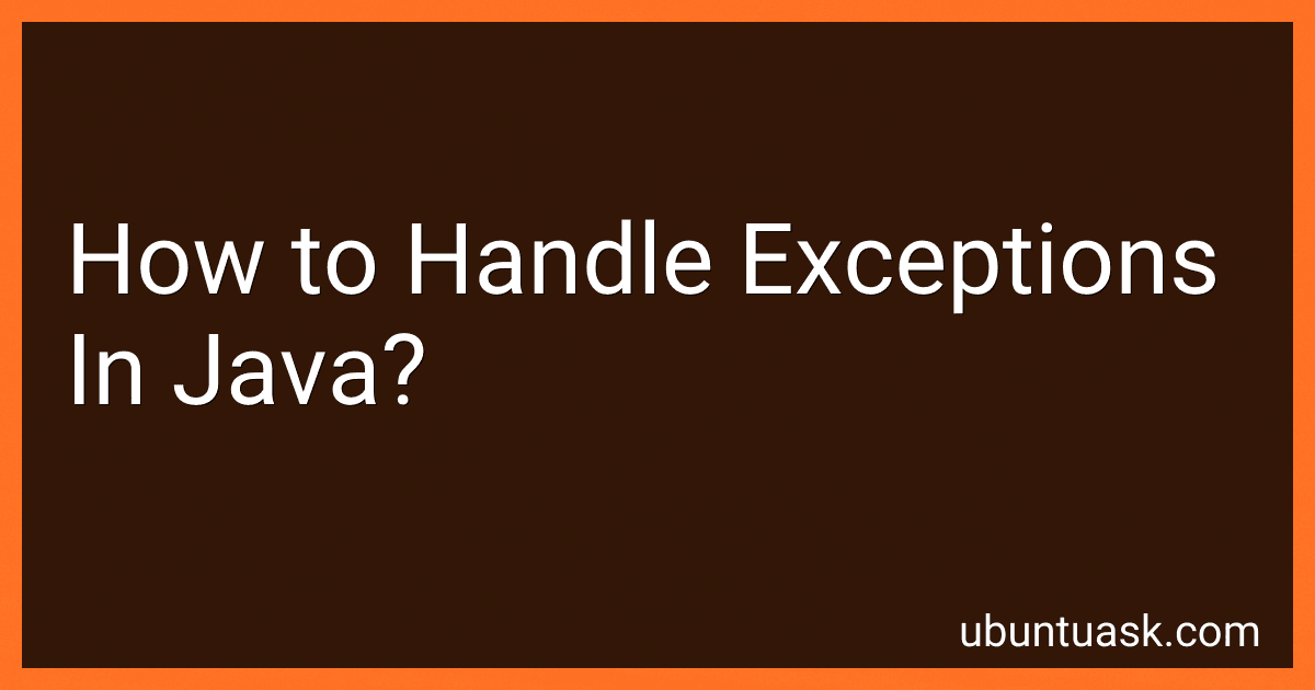 How to Handle Exceptions In Java? image