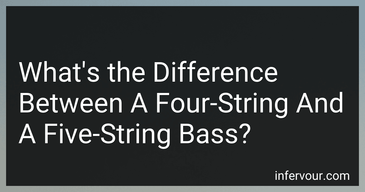 What's the Difference Between A Four-String And A Five-String Bass? image