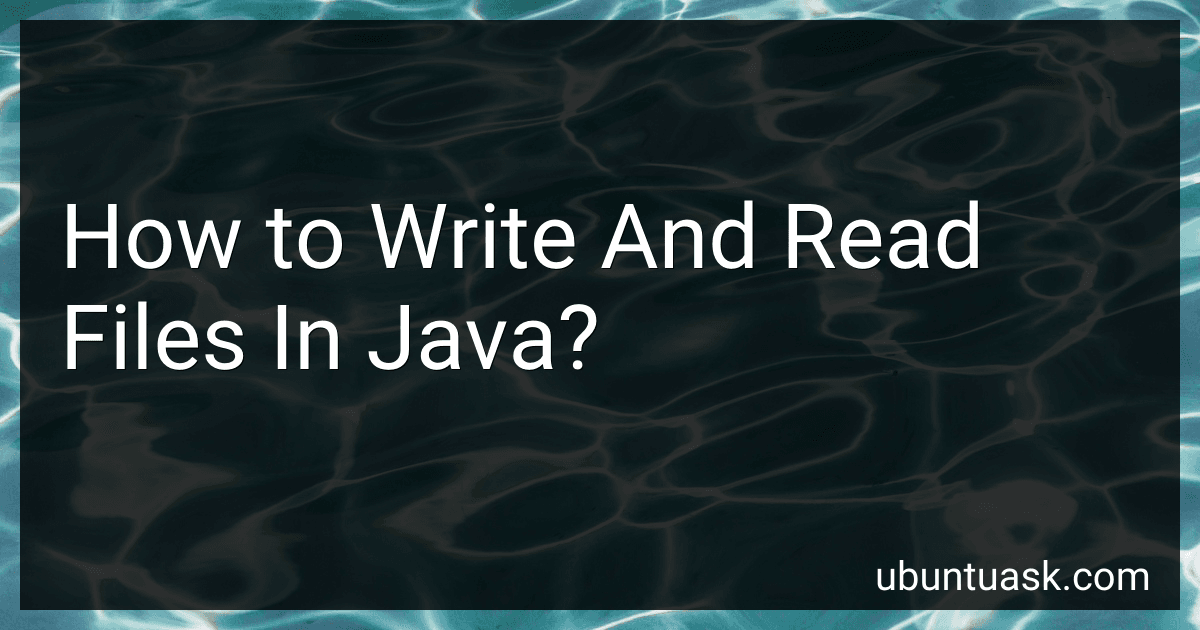 How to Write And Read Files In Java? image