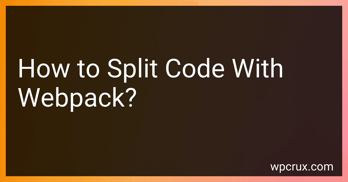 How to Split Code With Webpack? image