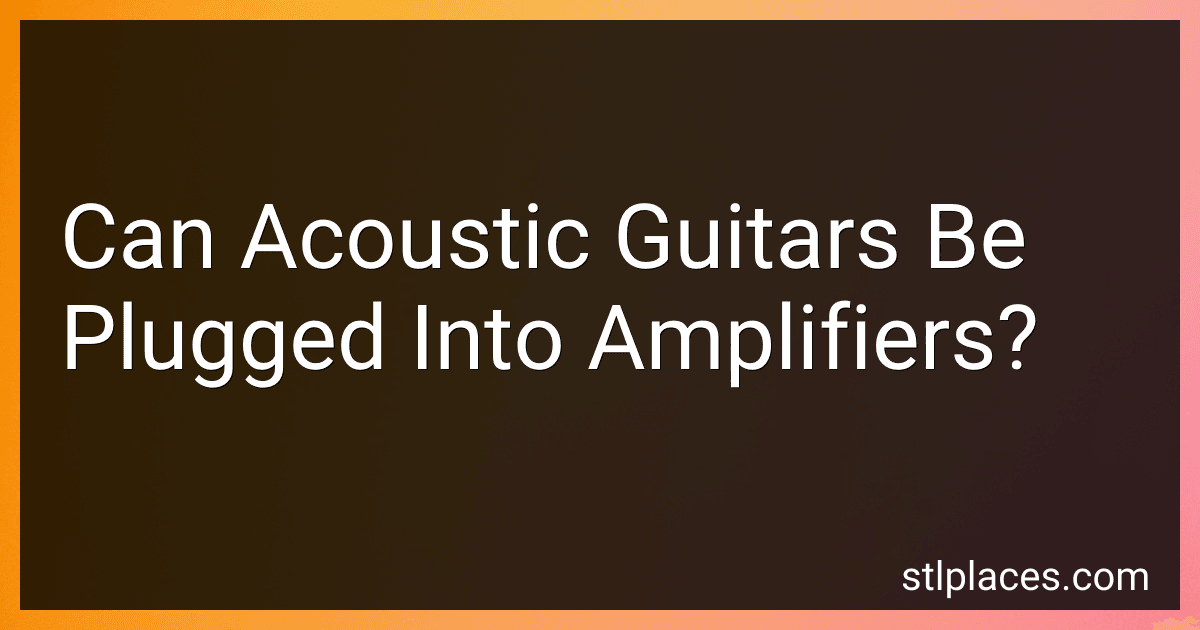 Can Acoustic Guitars Be Plugged Into Amplifiers? preview