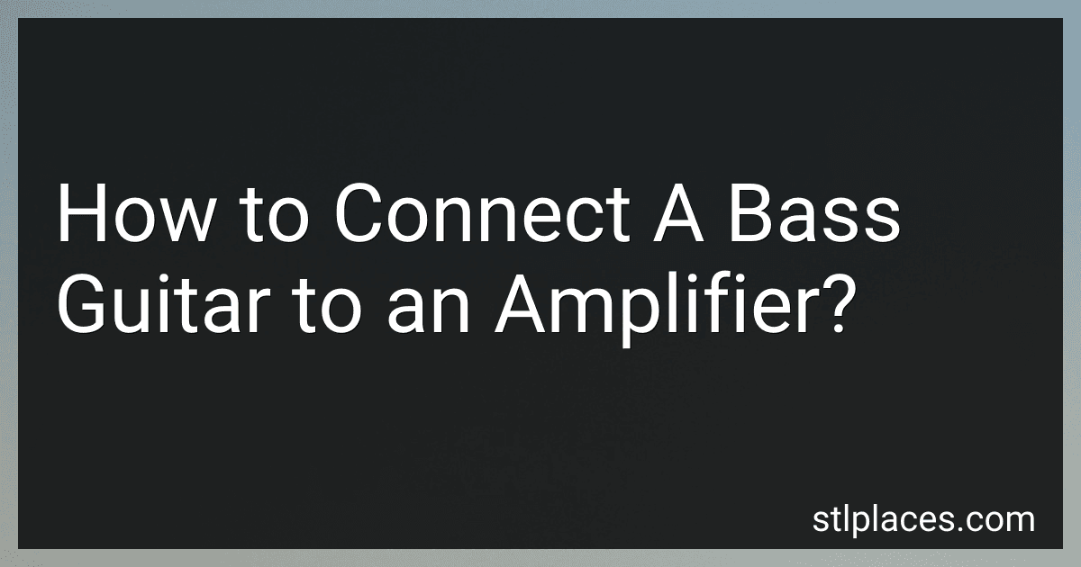 How to Connect A Bass Guitar to an Amplifier? image