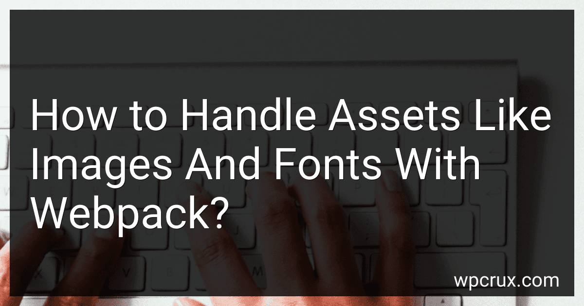How to Handle Assets Like Images And Fonts With Webpack? image