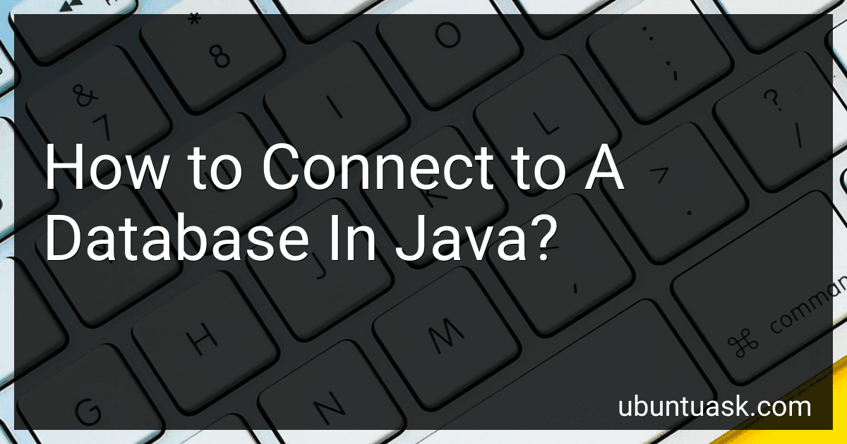 How to Connect to A Database In Java? image
