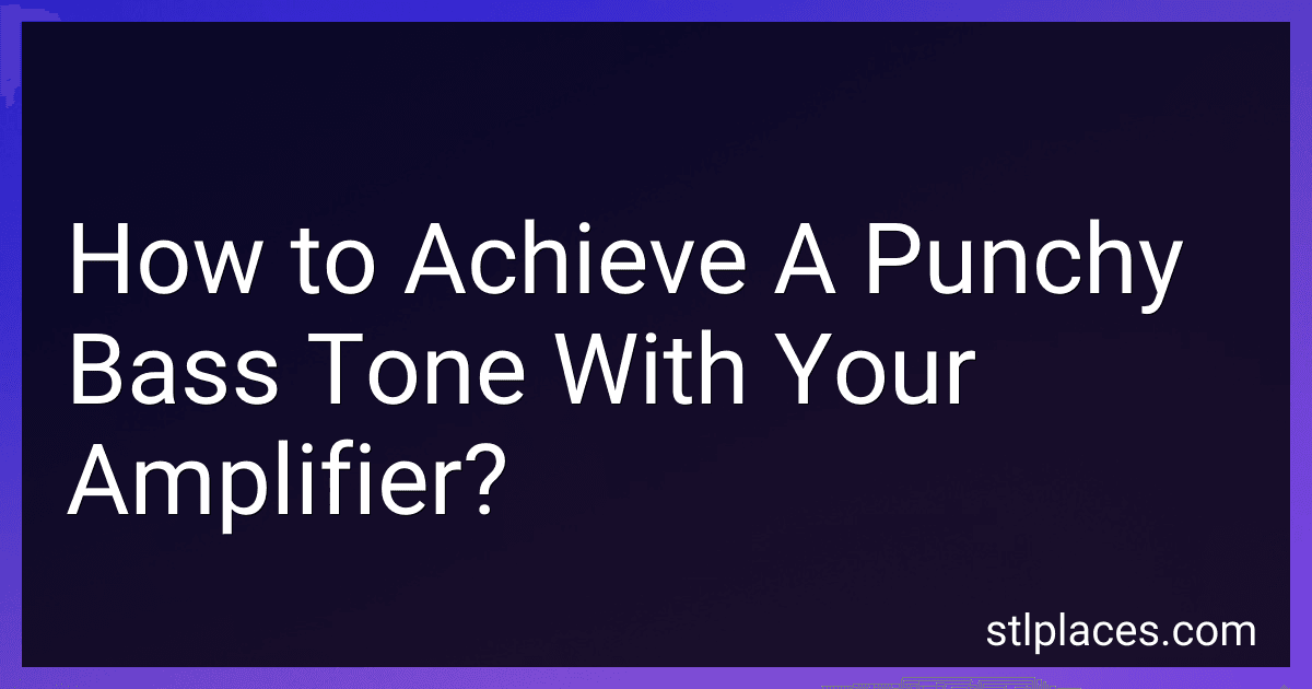 How to Achieve A Punchy Bass Tone With Your Amplifier? image
