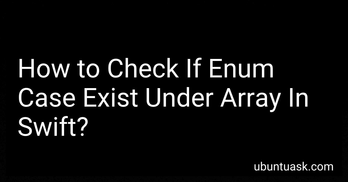How to Check If Enum Case Exist Under Array In Swift? image
