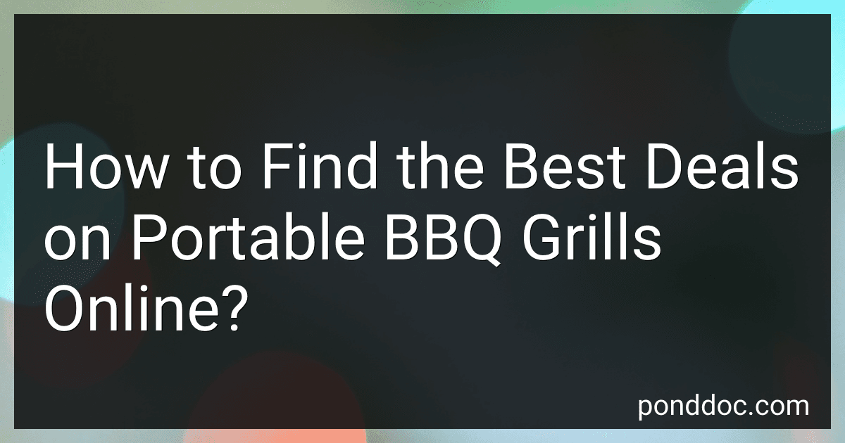 How to Find the Best Deals on Portable BBQ Grills Online? image
