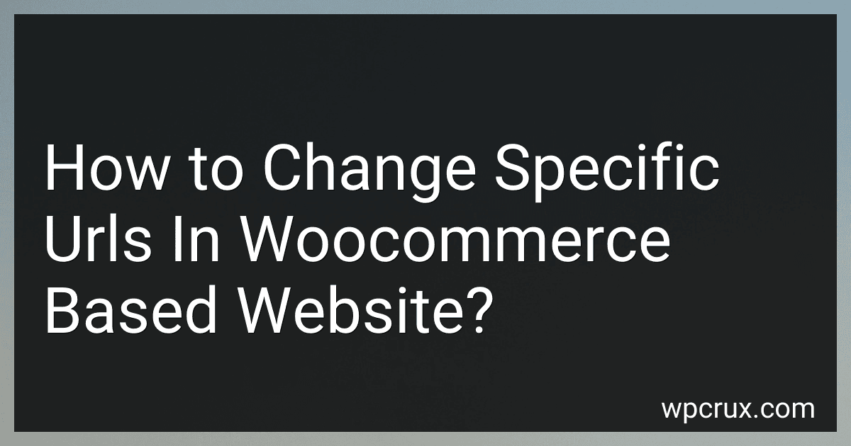How to Change Specific Urls In Woocommerce Based Website? image