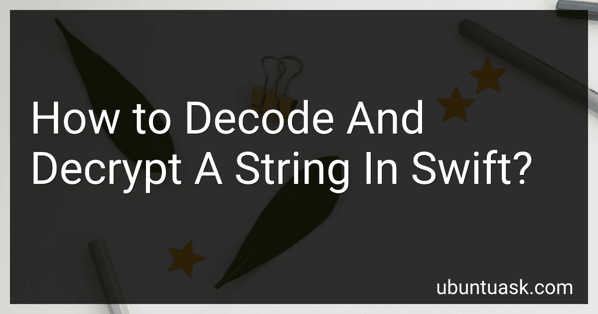 How to Decode And Decrypt A String In Swift? image
