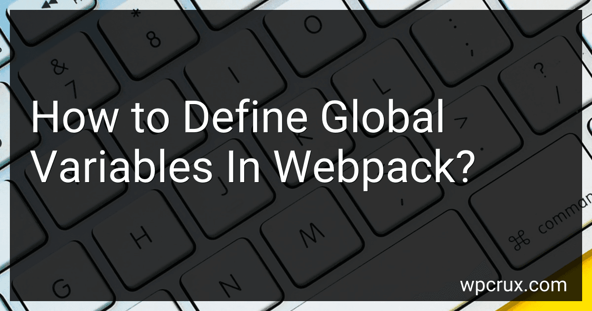 How to Define Global Variables In Webpack? image