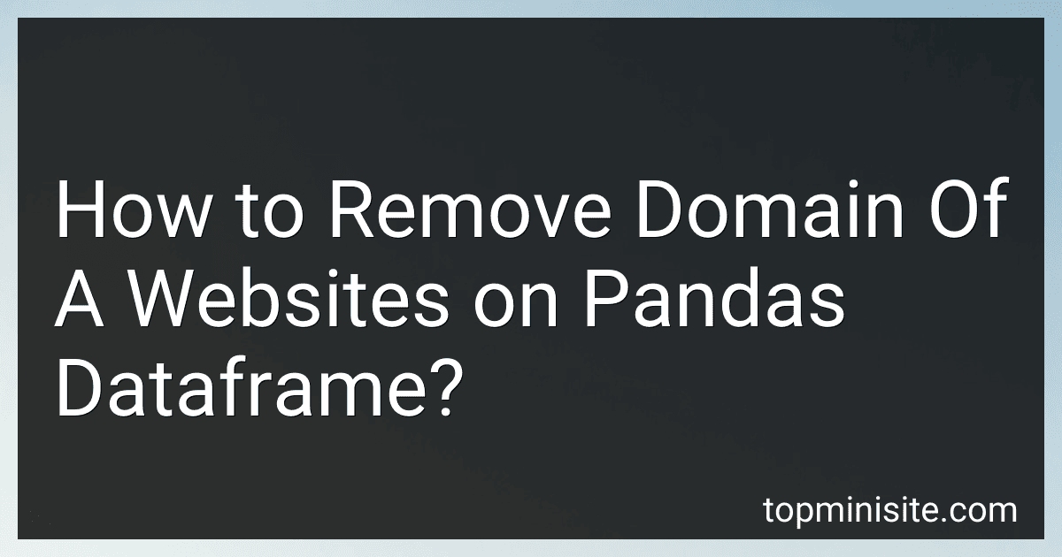How to Remove Domain Of A Websites on Pandas Dataframe? image