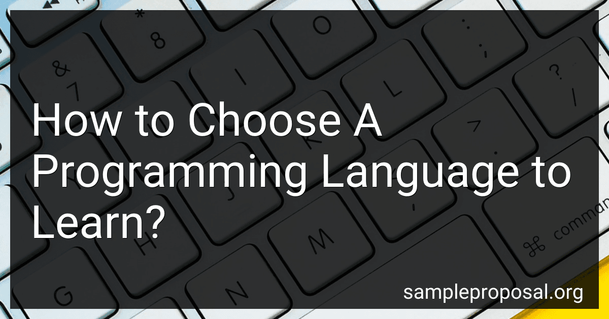 How to Choose A Programming Language to Learn? image