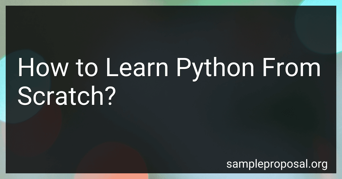How to Learn Python From Scratch? image