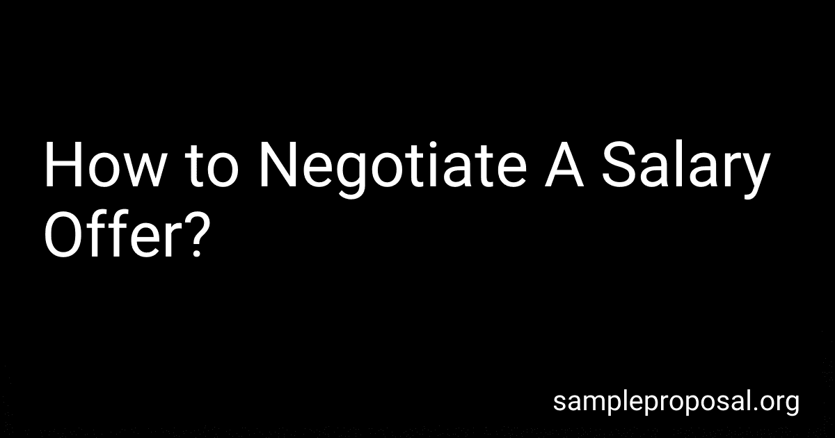 How to Negotiate A Salary Offer? image