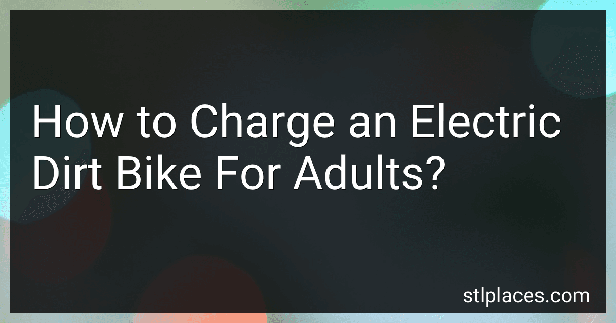 How to Charge an Electric Dirt Bike For Adults? image