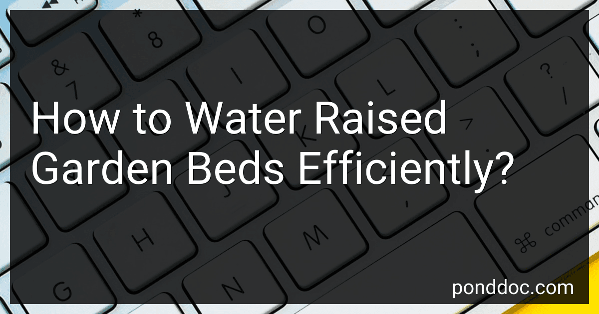 How to Water Raised Garden Beds Efficiently? image