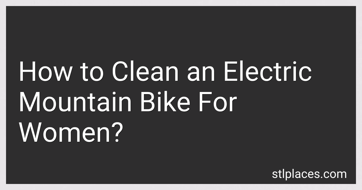How to Clean an Electric Mountain Bike For Women? preview