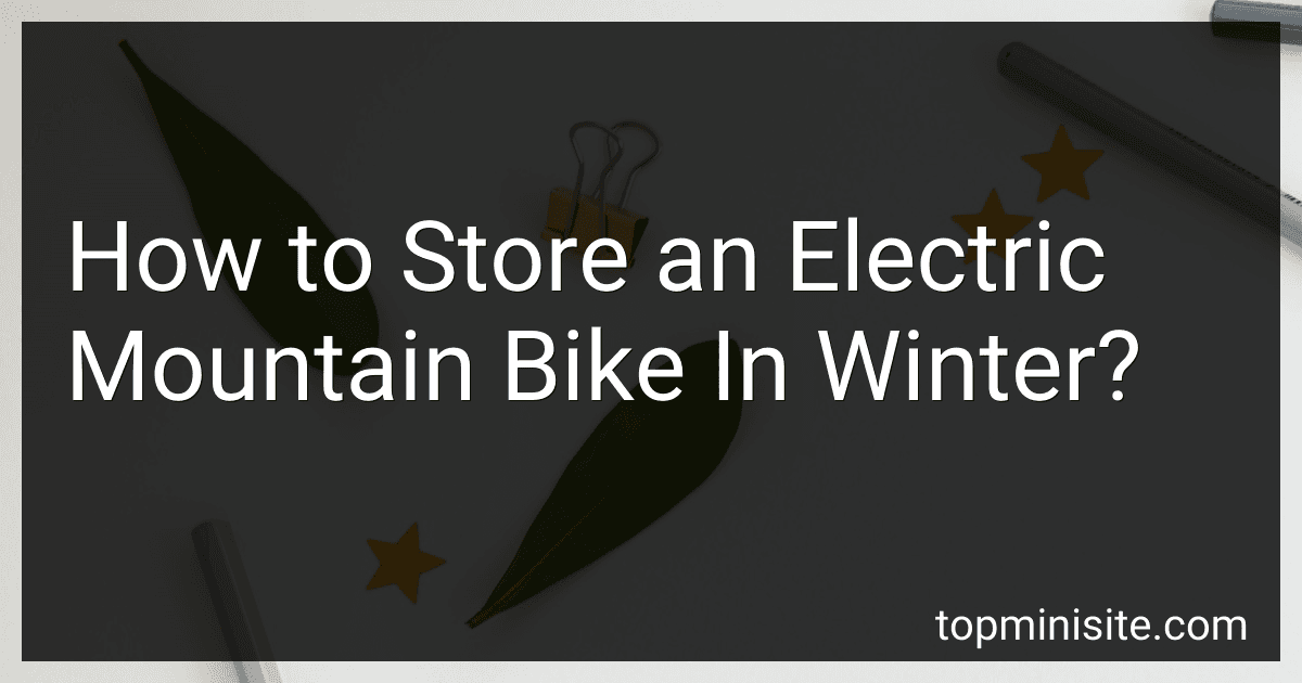 How to Store an Electric Mountain Bike In Winter? image