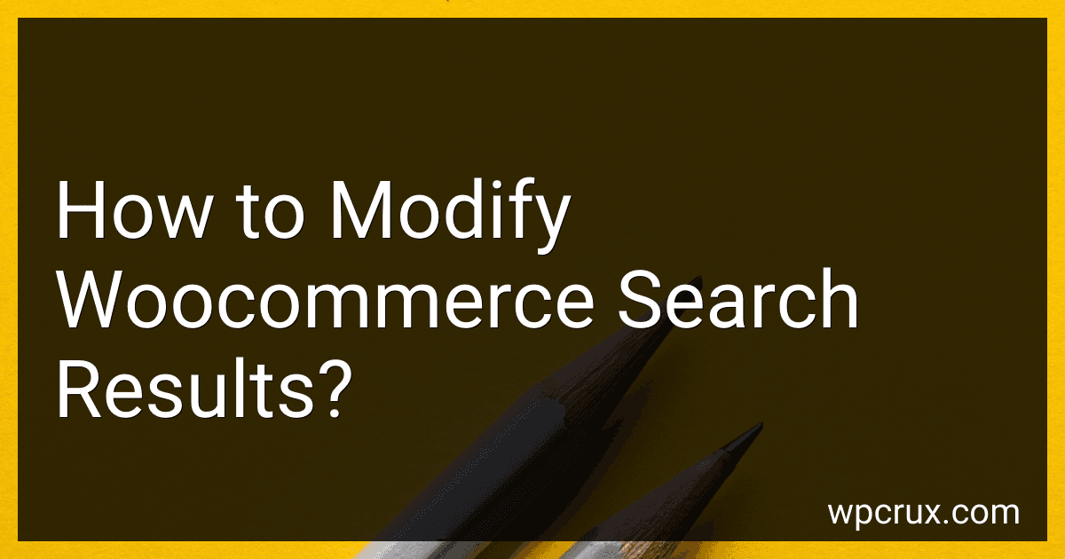 How to Modify Woocommerce Search Results? image