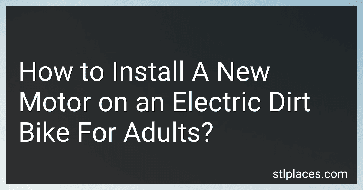 How to Install A New Motor on an Electric Dirt Bike For Adults? preview
