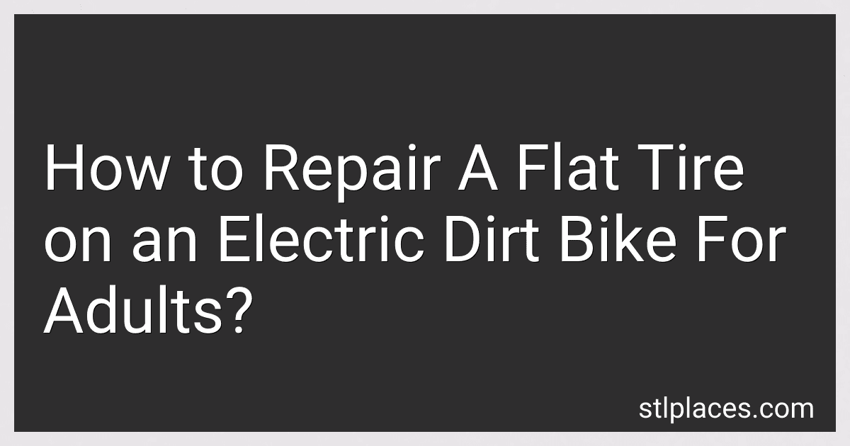 How to Repair A Flat Tire on an Electric Dirt Bike For Adults? image