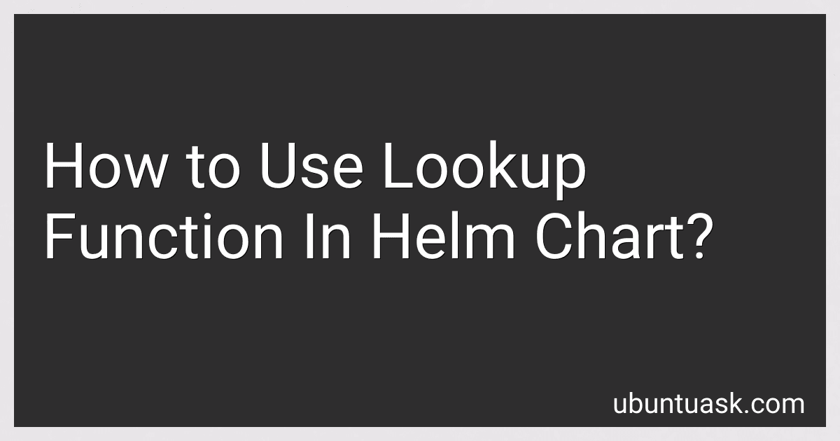 How to Use Lookup Function In Helm Chart? image