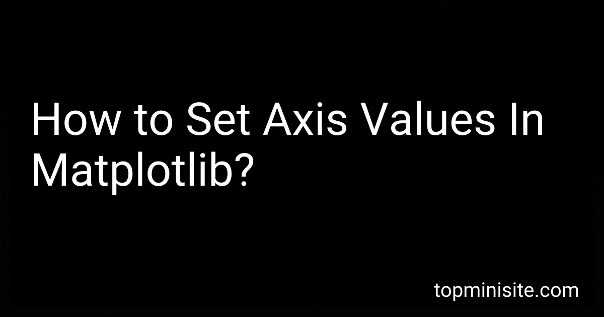 How to Set Axis Values In Matplotlib? image