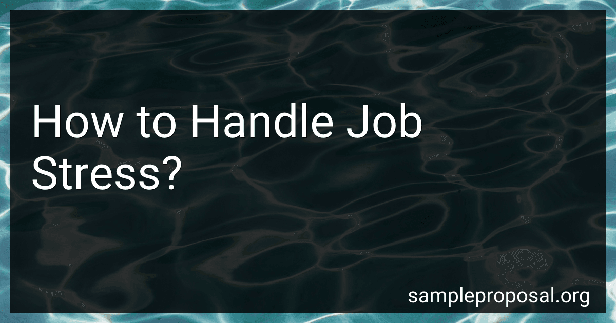 How to Handle Job Stress? image