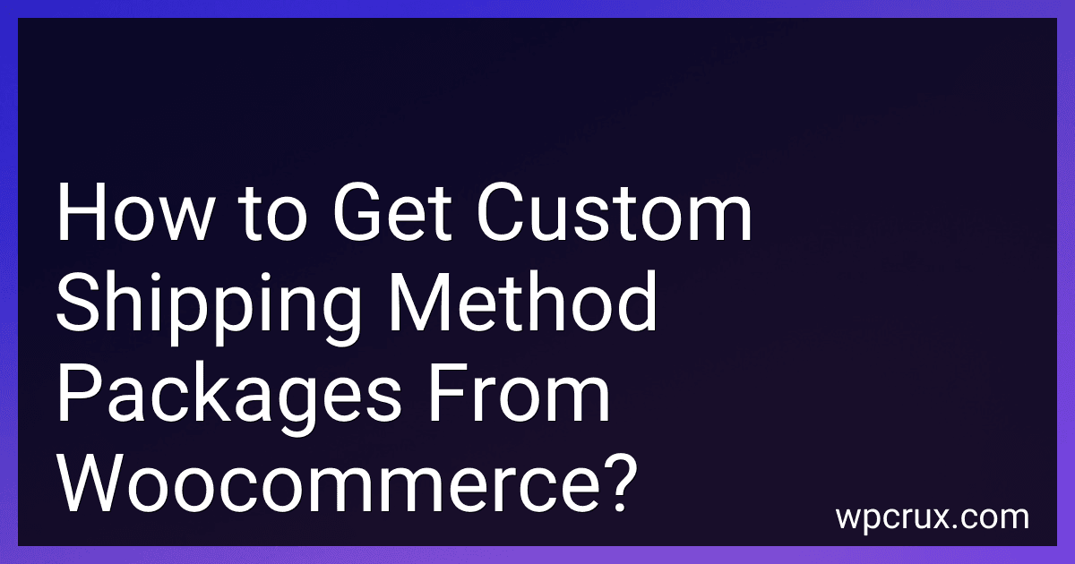 How to Get Custom Shipping Method Packages From Woocommerce? image