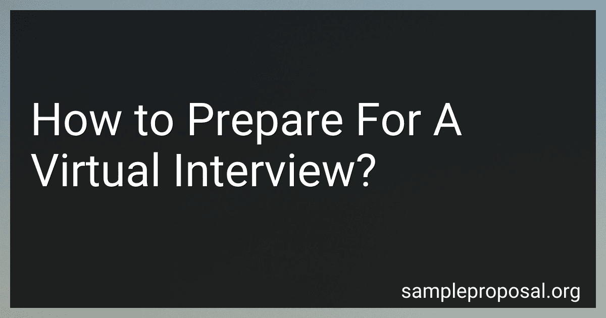 How to Prepare For A Virtual Interview? image