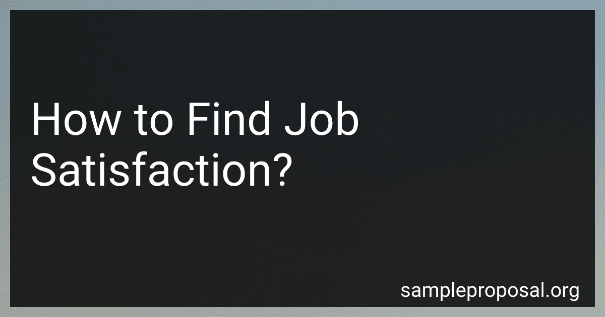 How to Find Job Satisfaction? image