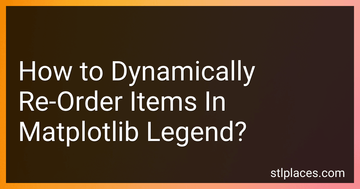 How to Dynamically Re-Order Items In Matplotlib Legend? preview