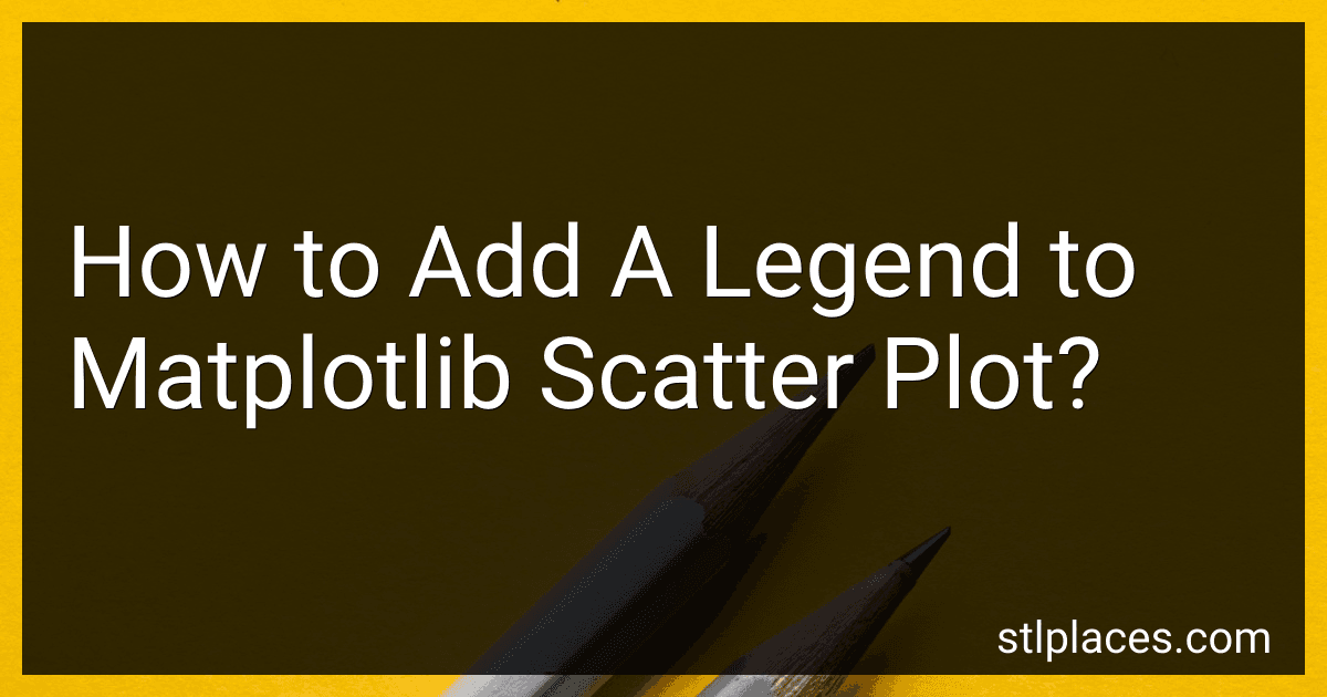 How to Add A Legend to Matplotlib Scatter Plot? image