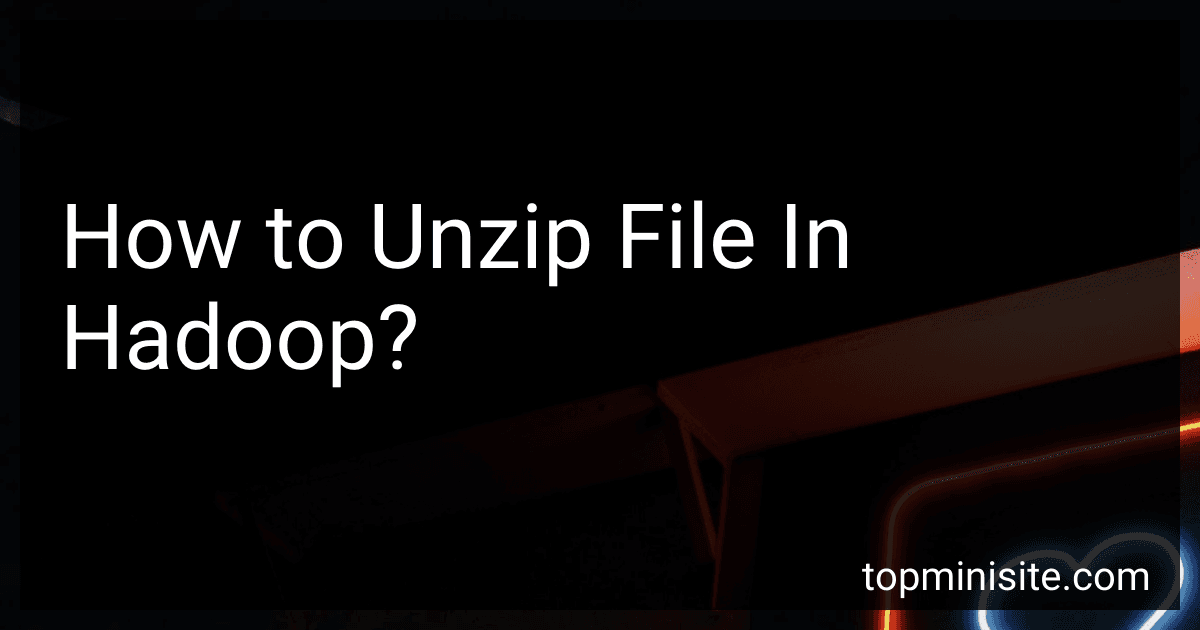 How to Unzip File In Hadoop? image